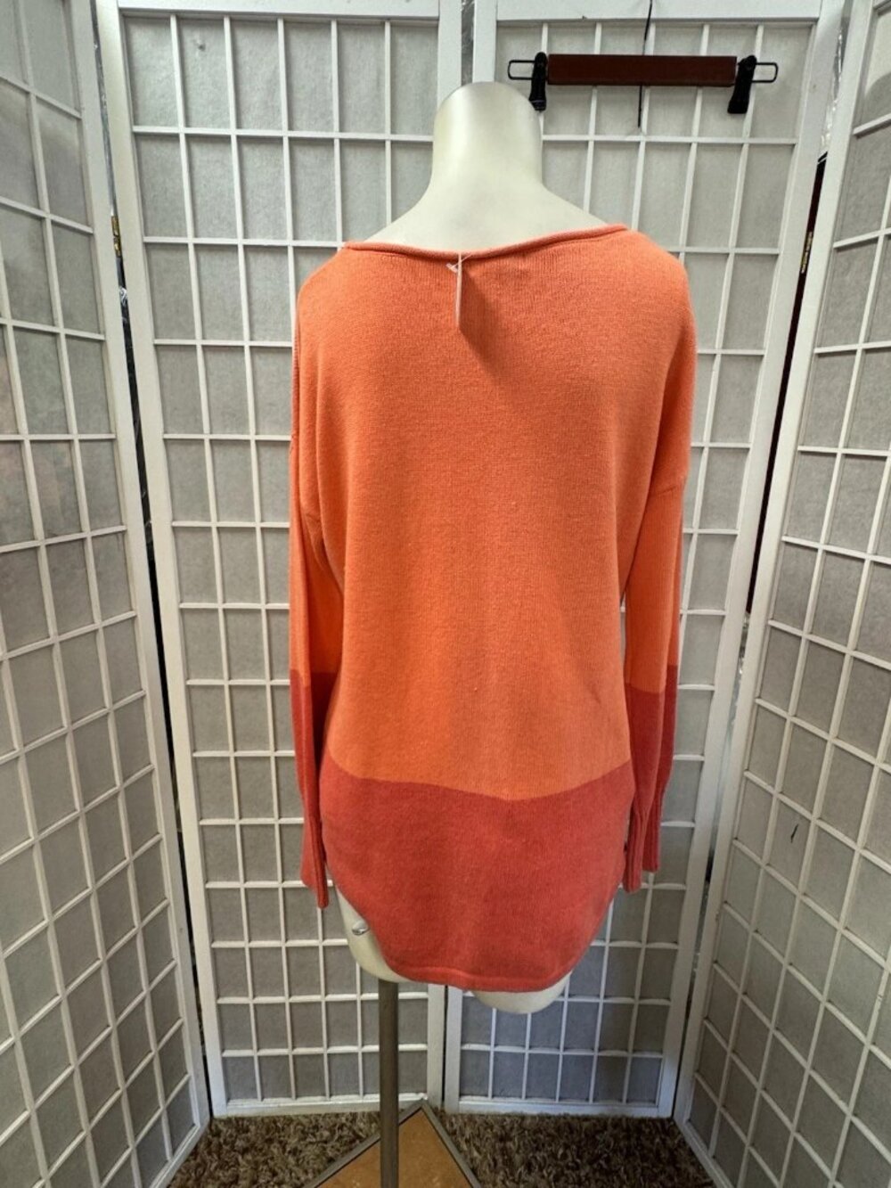 Pink Republic/Eddie Bauer,2 Sweaters $17Each,Rayon,Purple,Cotton Orange,Size M.! - Picture 4 of 16
